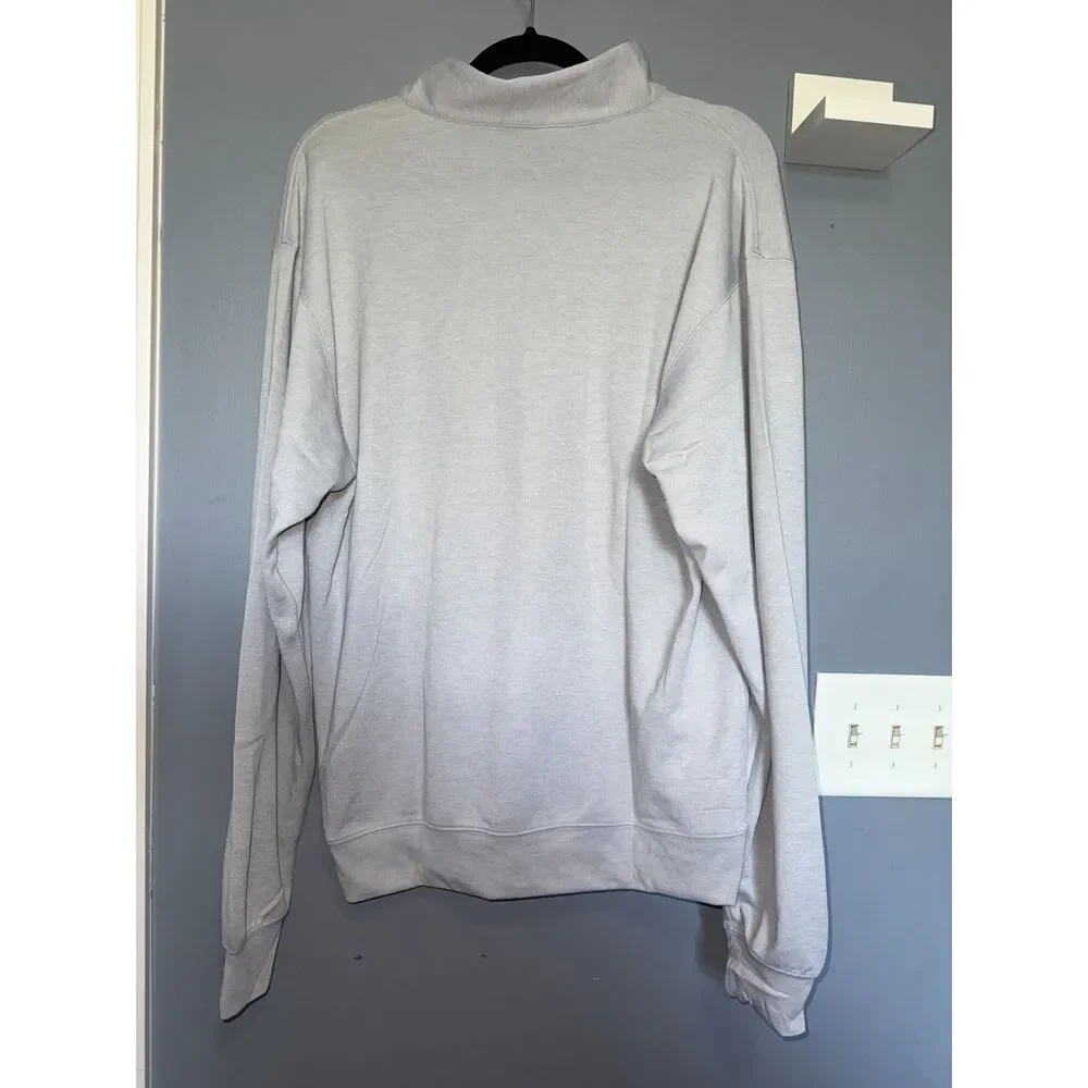NWT Men's Turtleson 'Wallace' Quarter-Zip in Pearl | Size Large | Golf, Outdoors
